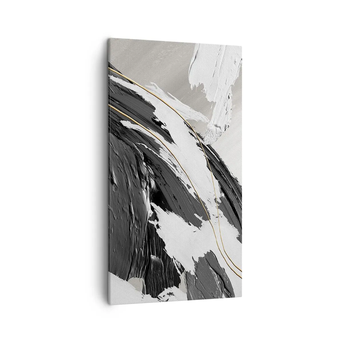 Cuadro sobre lienzo - Impresión de Imagen - Abstracción con estilo - 45x80 cm