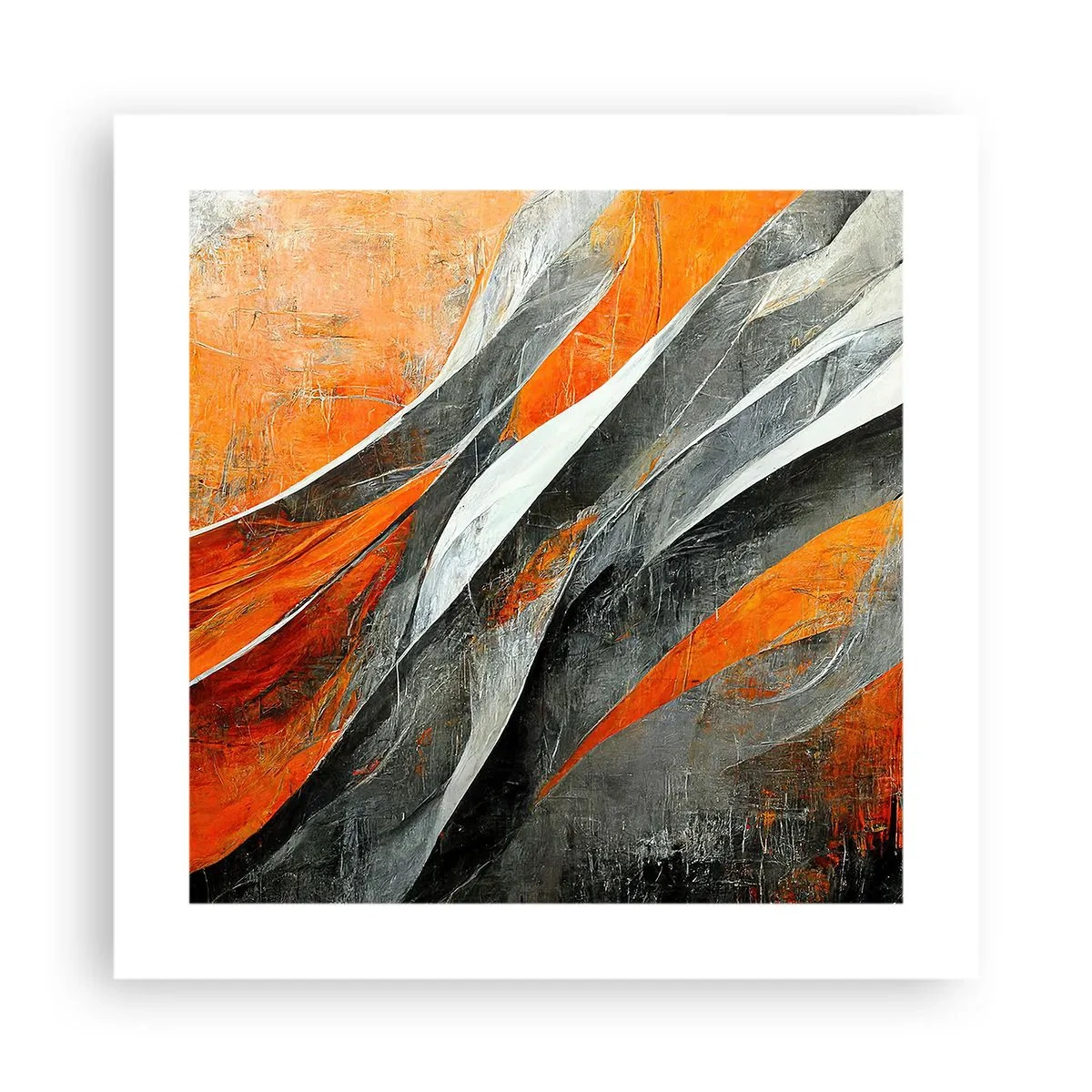 Póster - Calor y frío - 40x40 cm