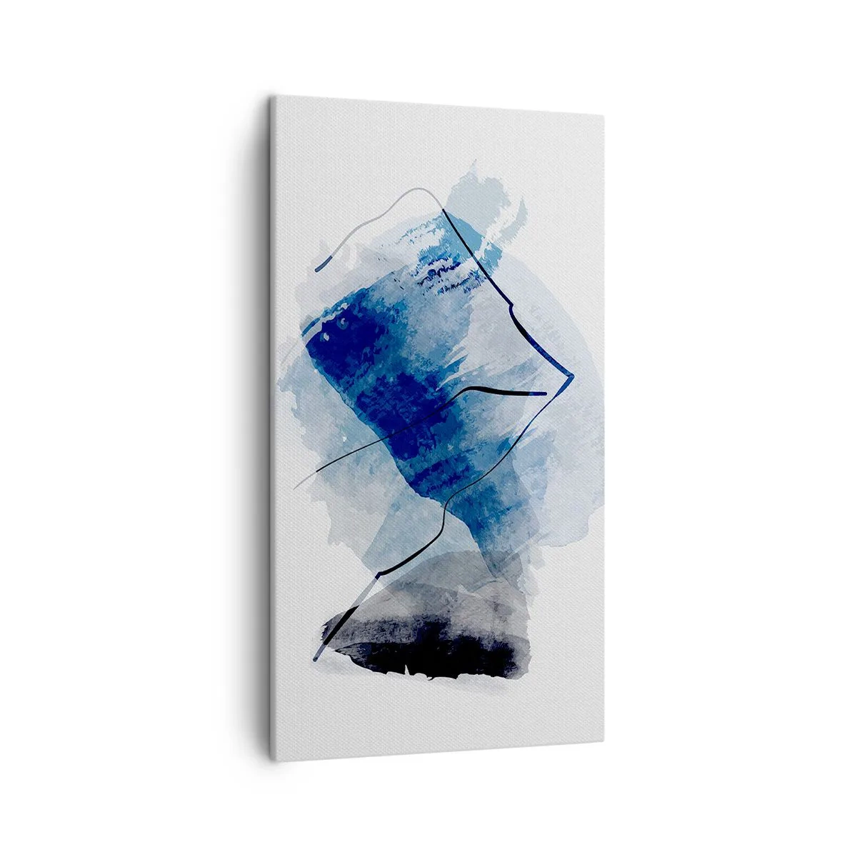 Cuadro sobre lienzo - Impresión de Imagen - Montaña helada - 45x80 cm