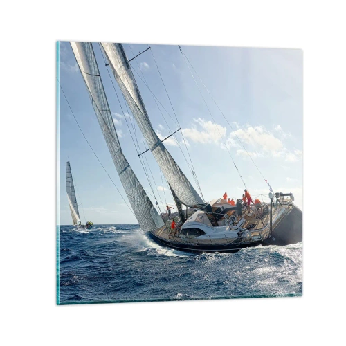 Cuadro sobre vidrio - Impresiones sobre Vidrio - Que gane el mejor - 30x30 cm