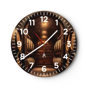 Reloj de pared - Reloj de vidrio - Sótano atmosférico - 30x30 cm