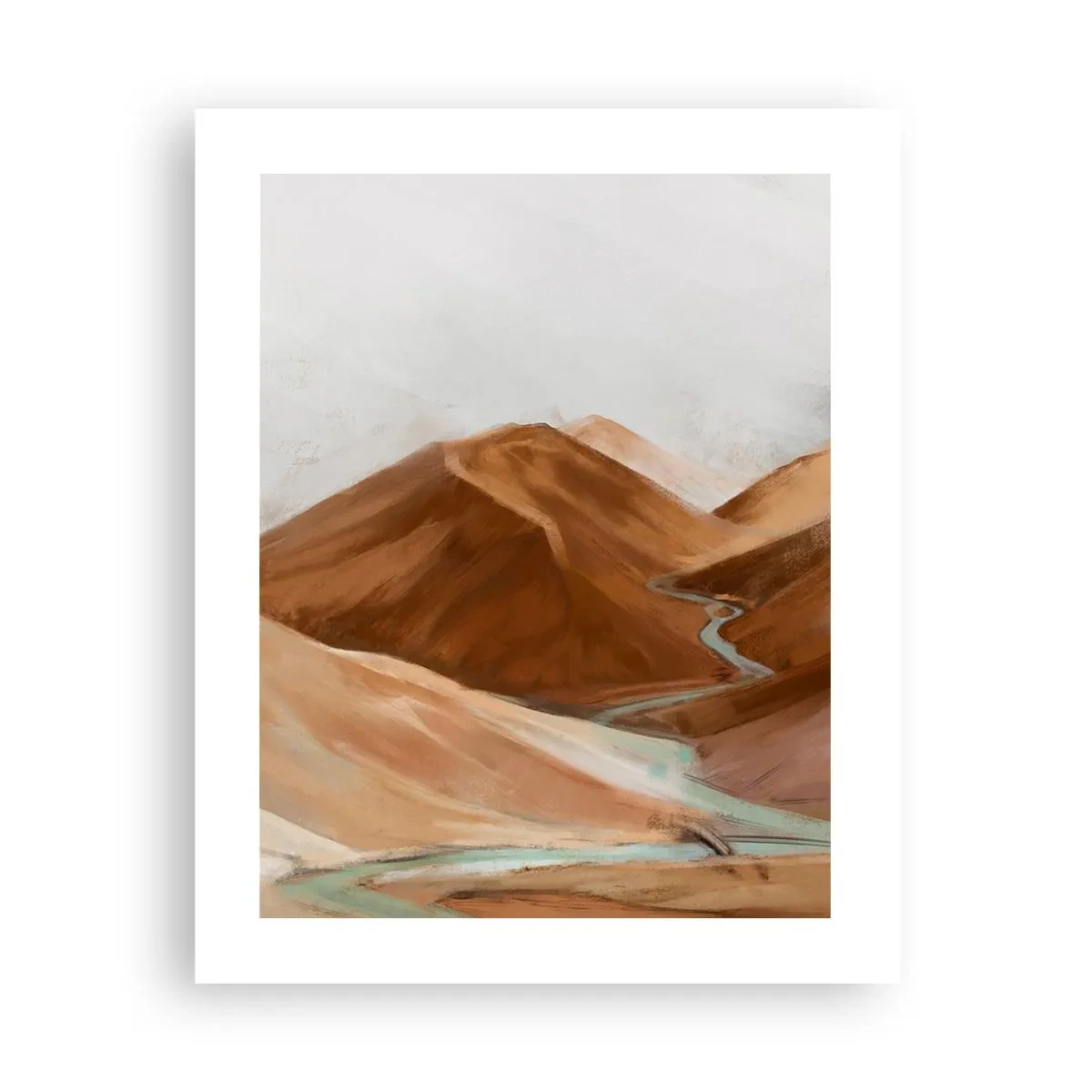 Póster - Ruta hacia la fuente - 40x50 cm