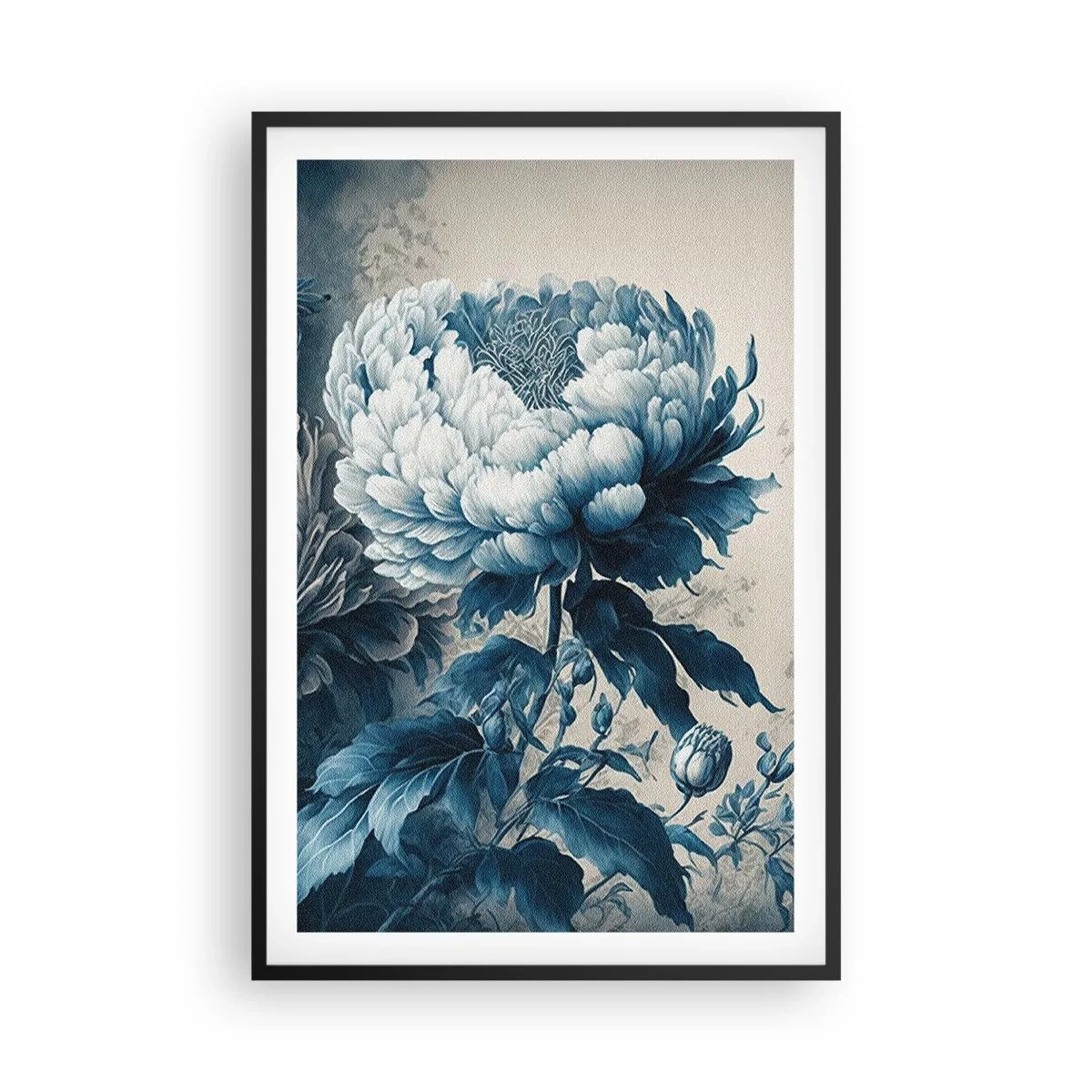 Póster en marco negro - Una pareja unida - 61x91 cm