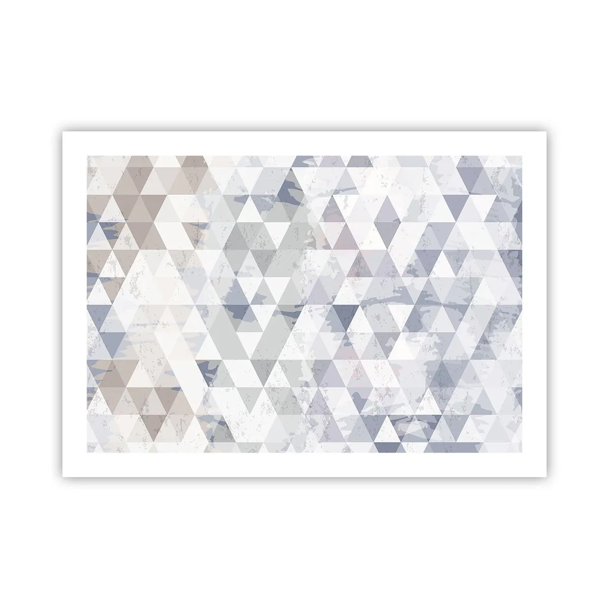 Póster - A ritmo de triángulo - 70x50 cm