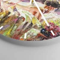 Esfera sin numeración, con rayas