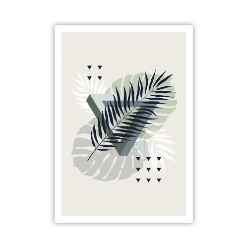 Póster - Naturaleza y geometría - 70x100 cm