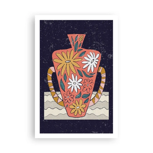 Póster - Jarrón pintado - 61x91 cm