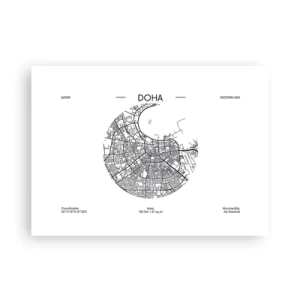 Póster - Anatomía de Doha - 70x50 cm