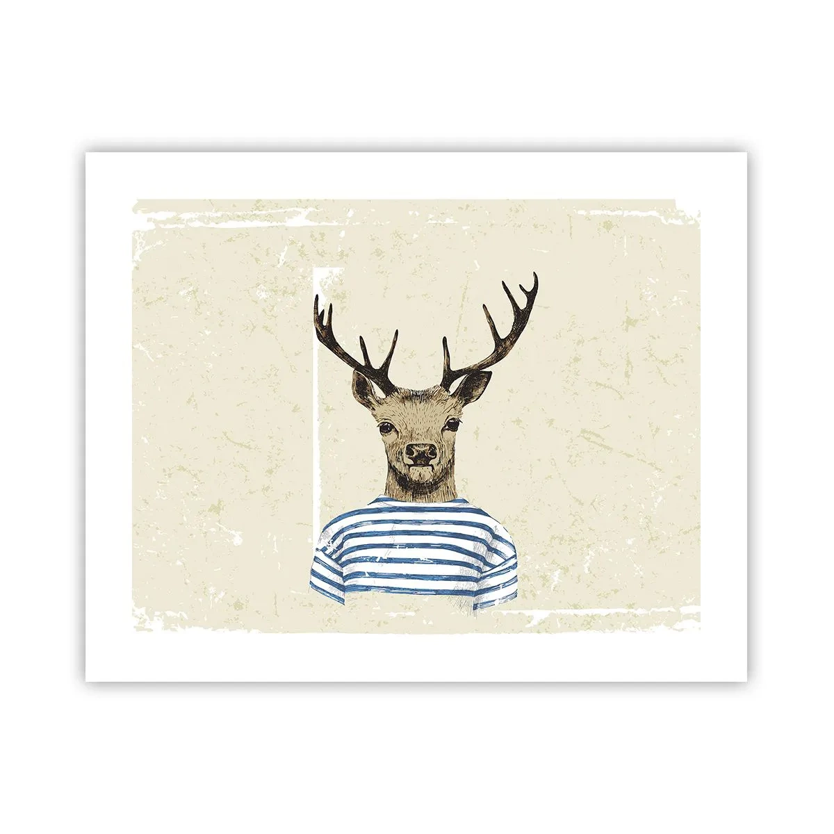 Póster - Porque me gustan las camisas de rayas - 50x40 cm