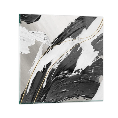 Cuadro sobre vidrio - Impresiones sobre Vidrio - Abstracción con estilo - 60x60 cm