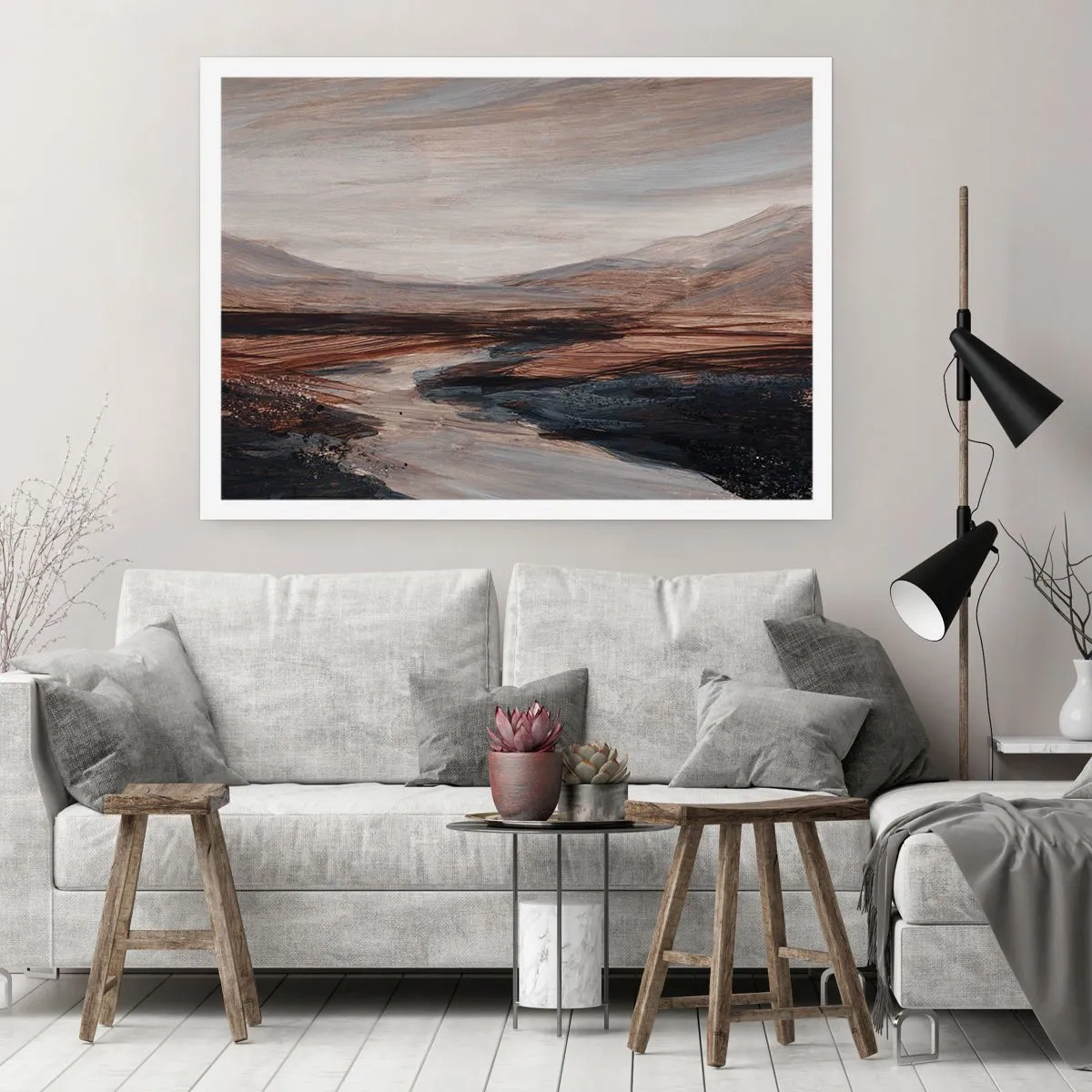 Póster - Valle apacible - 91x61 cm