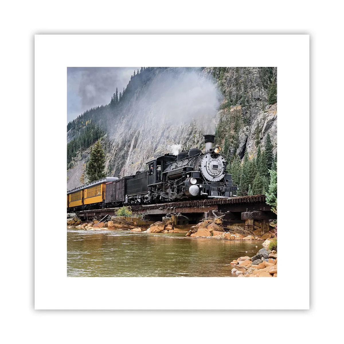 Póster - ¿Adónde me llevas? - 30x30 cm