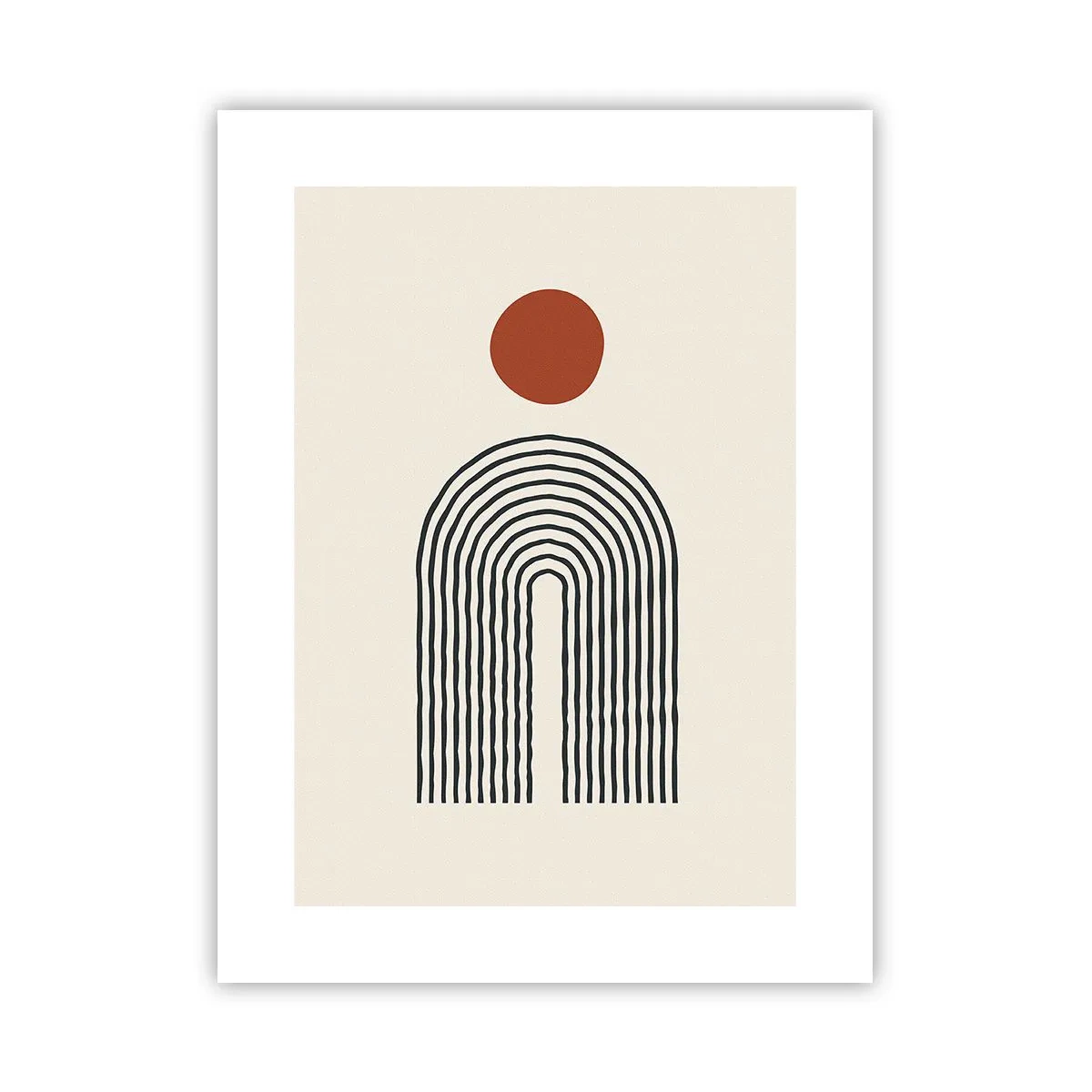 Póster - Magnetismo de formas y colores - 30x40 cm