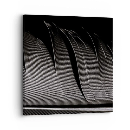 Cuadro sobre lienzo - Impresión de Imagen - Pluma - una construcción maravillosa - 30x30 cm