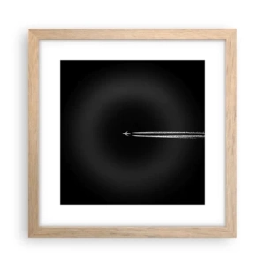 Póster en marco roble claro - En otra dimensión - 30x30 cm