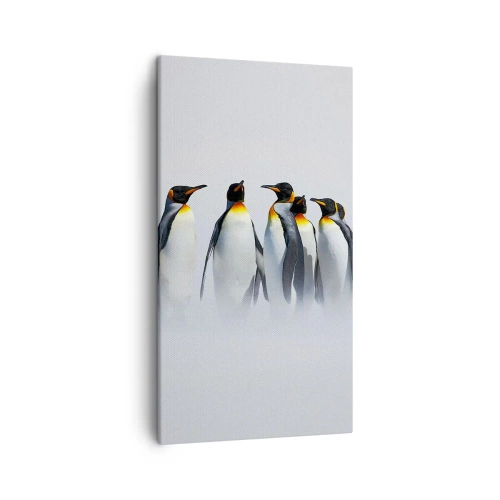 Cuadro sobre lienzo - Impresión de Imagen - Reunión en traje de noche - 45x80 cm