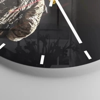 Esfera sin numeración, con rayas