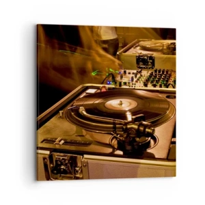 Cuadro sobre lienzo - Impresión de Imagen - ¿Puedes sentir el poder? - 70x70 cm