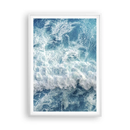 Póster en marco blanco - Alegre y con mucho brío - 70x100 cm