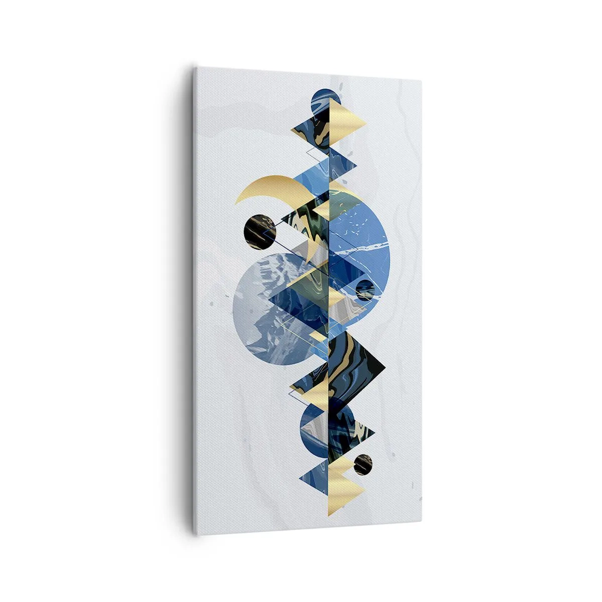 Cuadro sobre lienzo - Impresión de Imagen - Paisaje geométrico - 55x100 cm