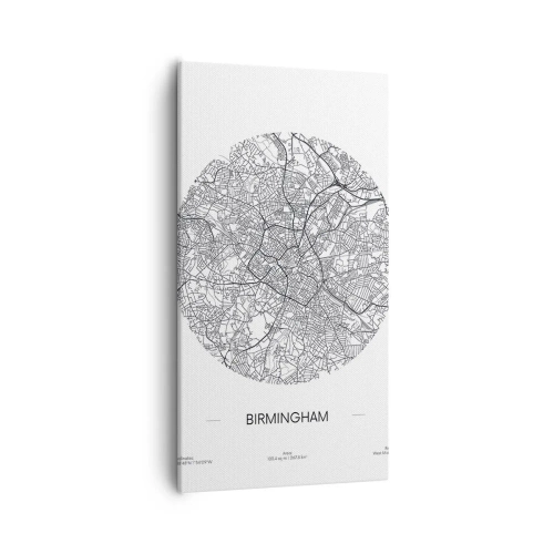Cuadro sobre lienzo - Impresión de Imagen - Anatomía de Birmingham - 55x100 cm