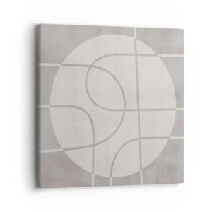 Cuadro sobre lienzo - Impresión de Imagen - Circular y rectilíneo - 40x40 cm