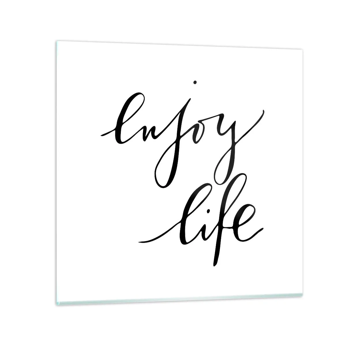 Cuadro sobre vidrio - Impresiones sobre Vidrio - Nada que añadir... - 60x60 cm