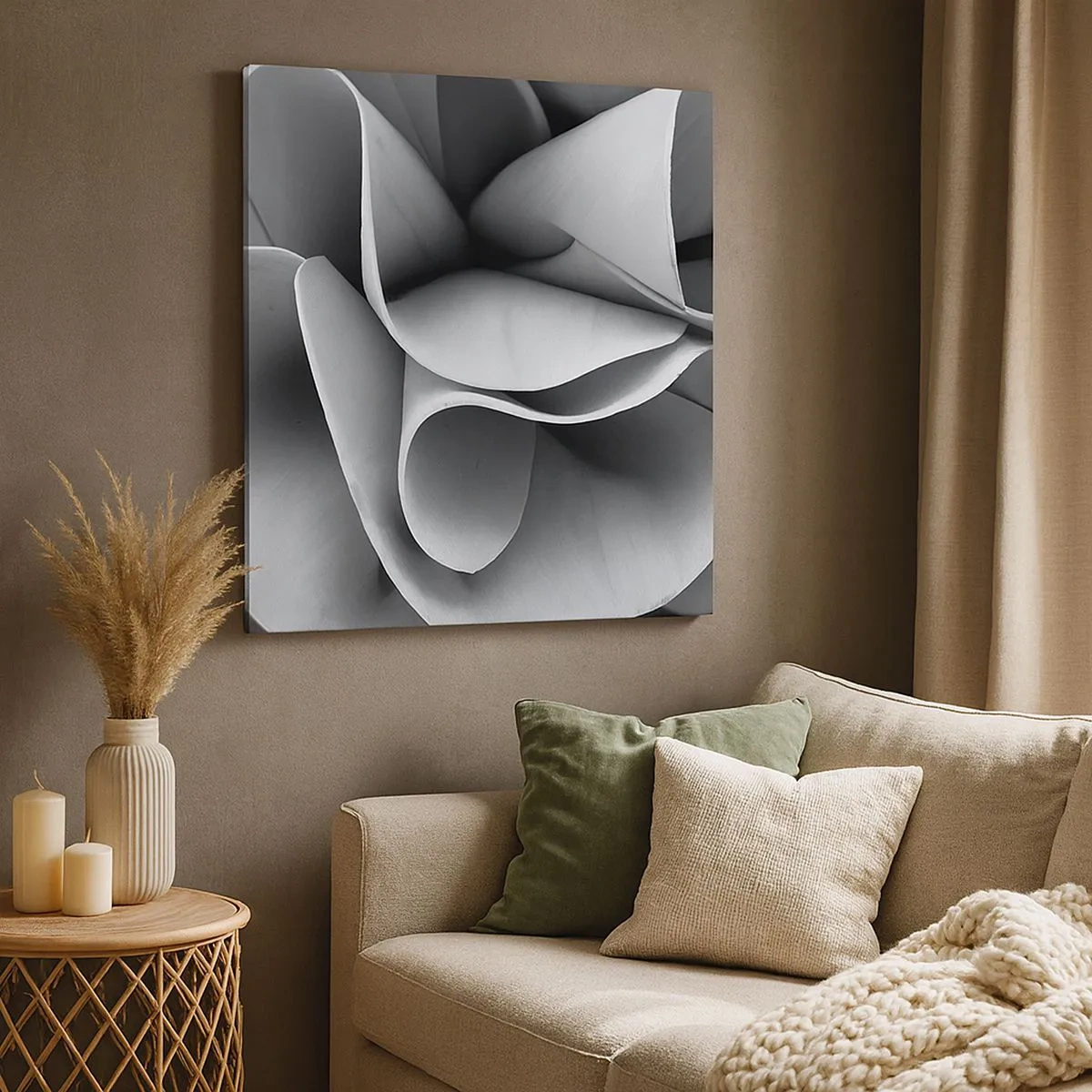 Cuadro sobre lienzo - Impresión de Imagen - Sucede en el espacio - 30x30 cm