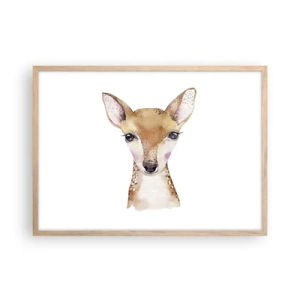 Póster en marco roble claro - La naturaleza de la inocencia - 70x50 cm