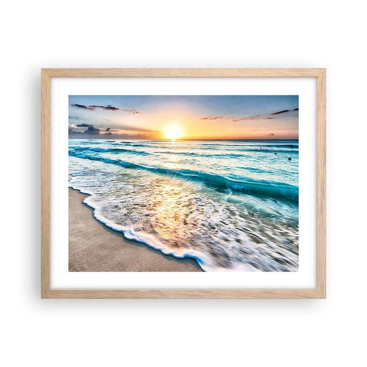 Póster en marco roble claro - Un espectáculo digno de ver - 50x40 cm