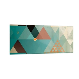 Cuadro sobre vidrio - Impresiones sobre Vidrio - Uno para todos y todos para uno - 100x40 cm