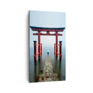 Cuadro sobre lienzo - Impresión de Imagen - Ensueño japonés - 45x80 cm