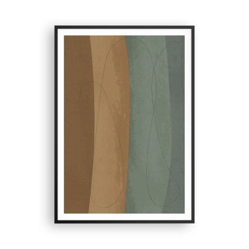 Póster en marco negro - Composición horizontal - 70x100 cm