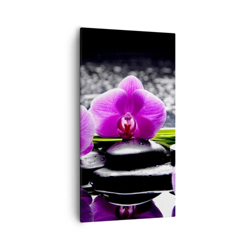 Cuadro sobre lienzo - Impresión de Imagen - Ahogarse en la paz y la tranquilidad - 55x100 cm