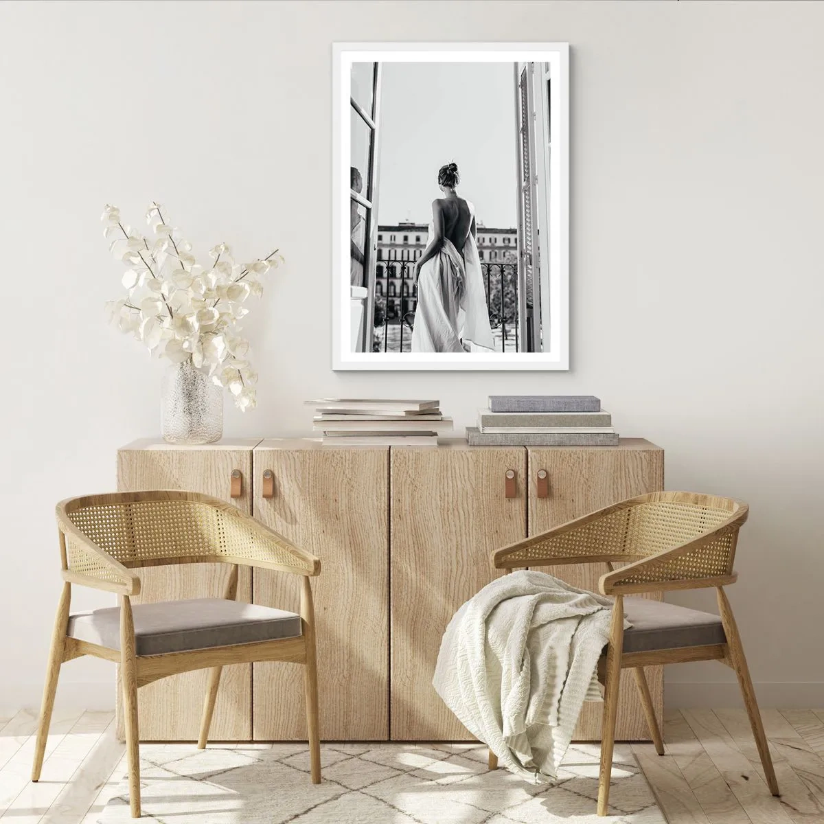 Póster en marco blanco - Despertar de los sentidos - 70x100 cm