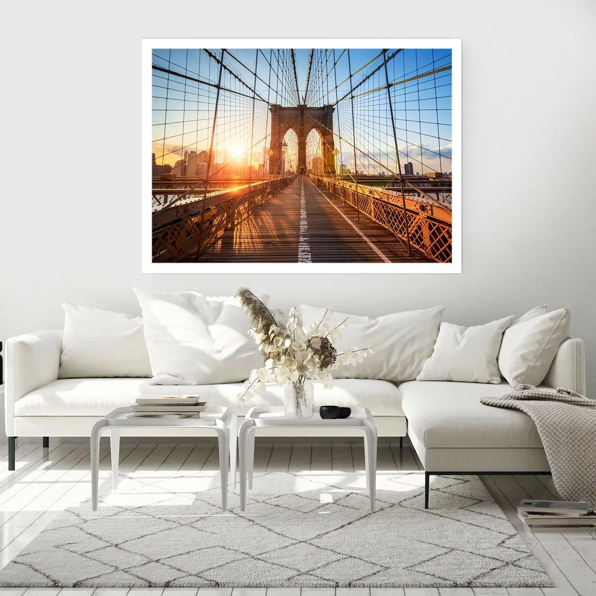 Póster - En el puente dorado - 91x61 cm