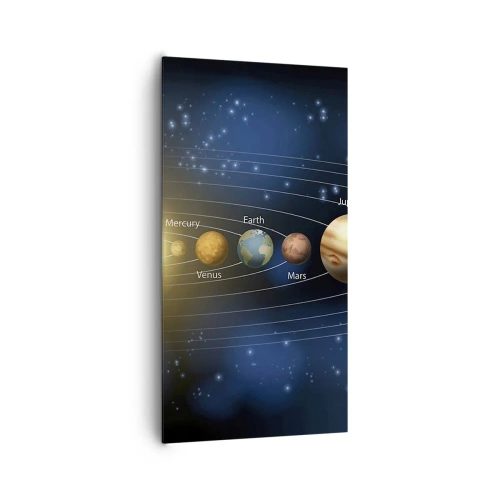 Cuadro sobre lienzo - Impresión de Imagen - Uno de diez - 65x120 cm