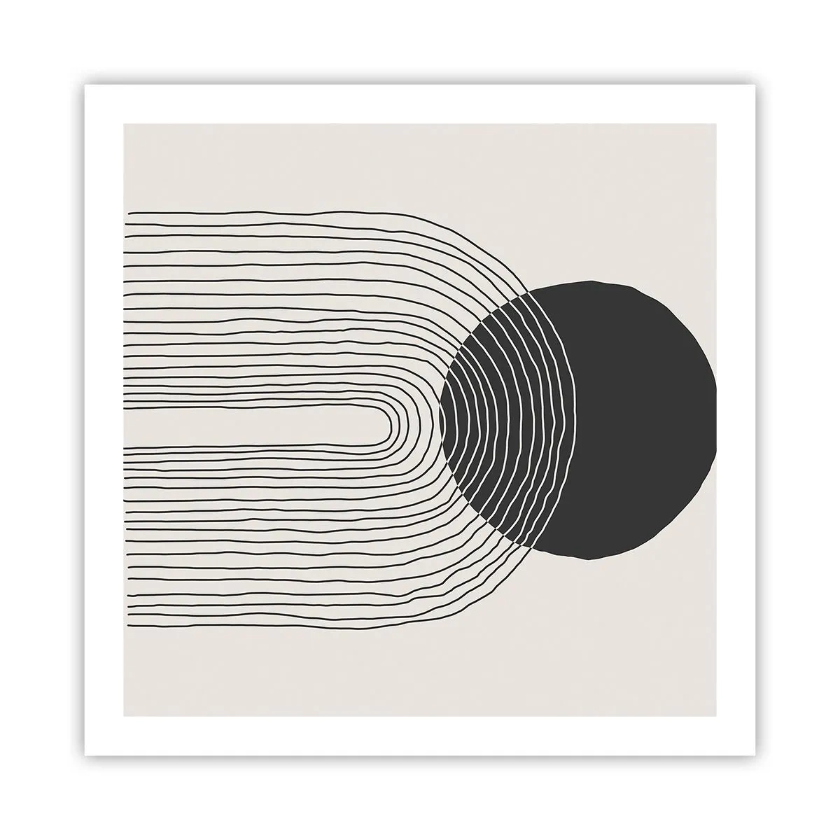 Póster - Temblor y certeza - 60x60 cm