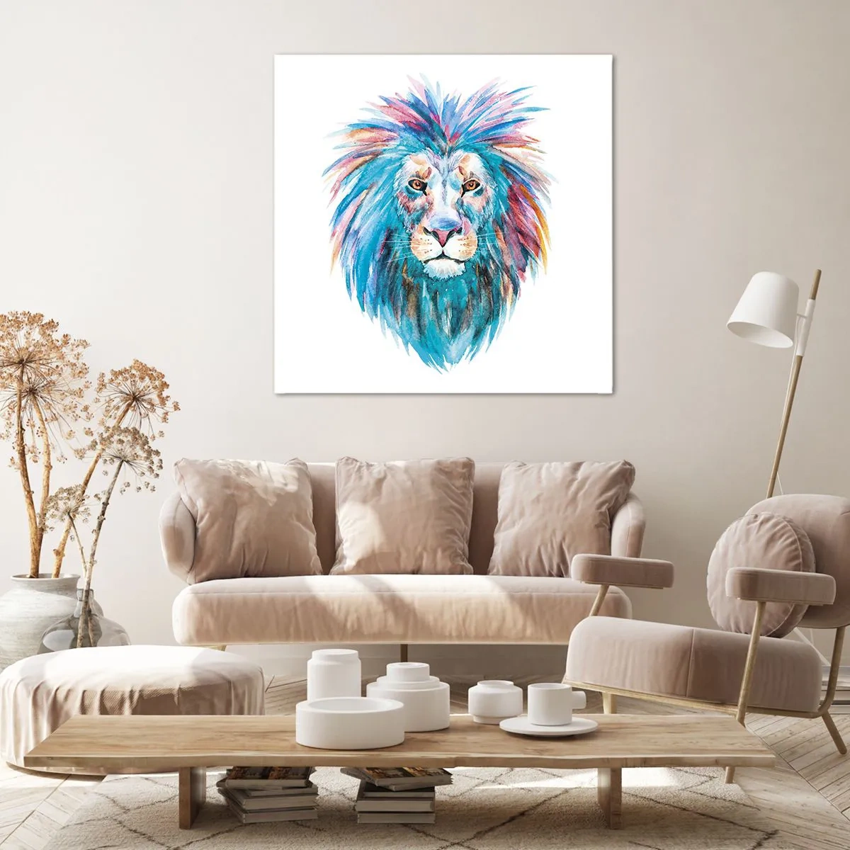 Cuadro sobre lienzo - Impresión de Imagen - Aura electrizante - 60x60 cm