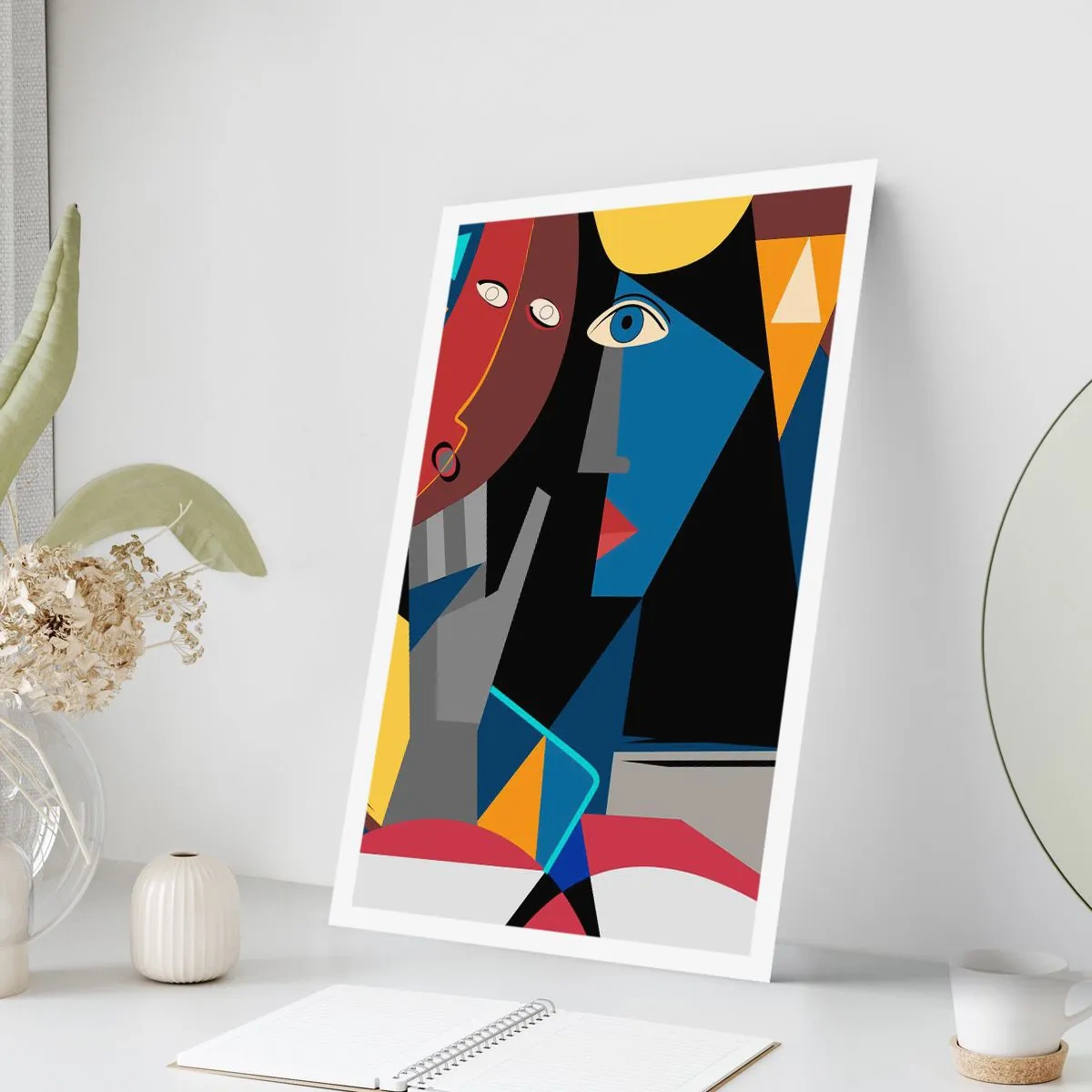 Póster - Conversación cubista - 30x40 cm
