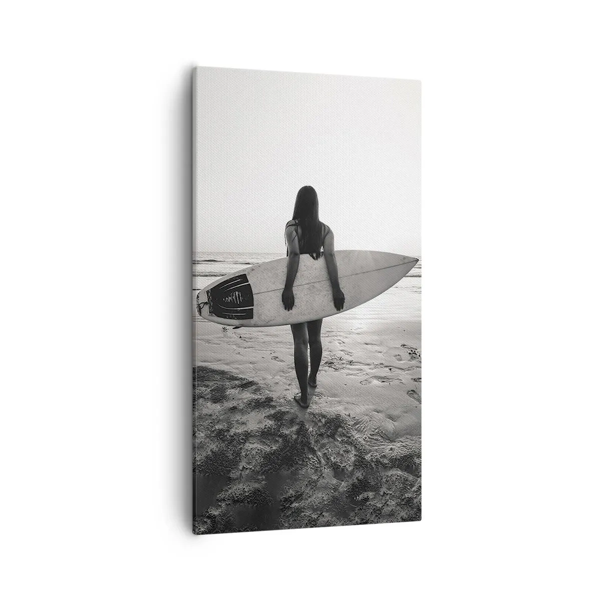 Cuadro sobre lienzo - Impresión de Imagen - Hija de las olas marinas - 55x100 cm