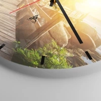 Esfera sin numeración, con rayas