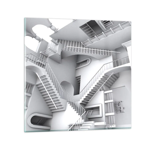 Cuadro sobre vidrio - Impresiones sobre Vidrio - Paradojas del espacio - 60x60 cm