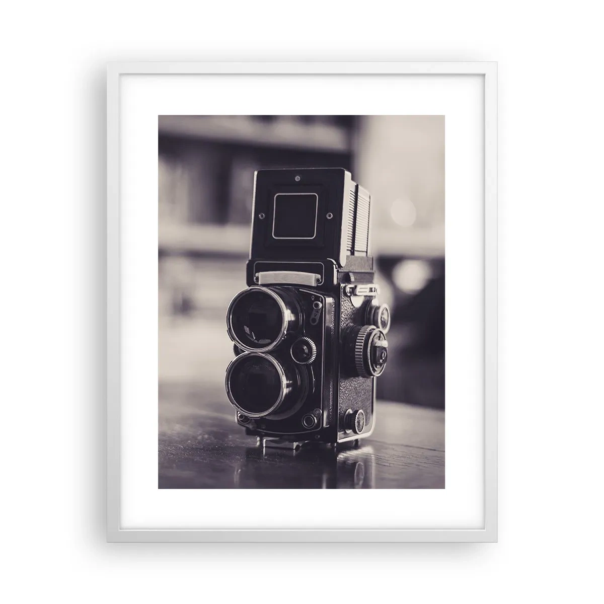 Póster en marco blanco - La magia de la fotografía antigua - 40x50 cm