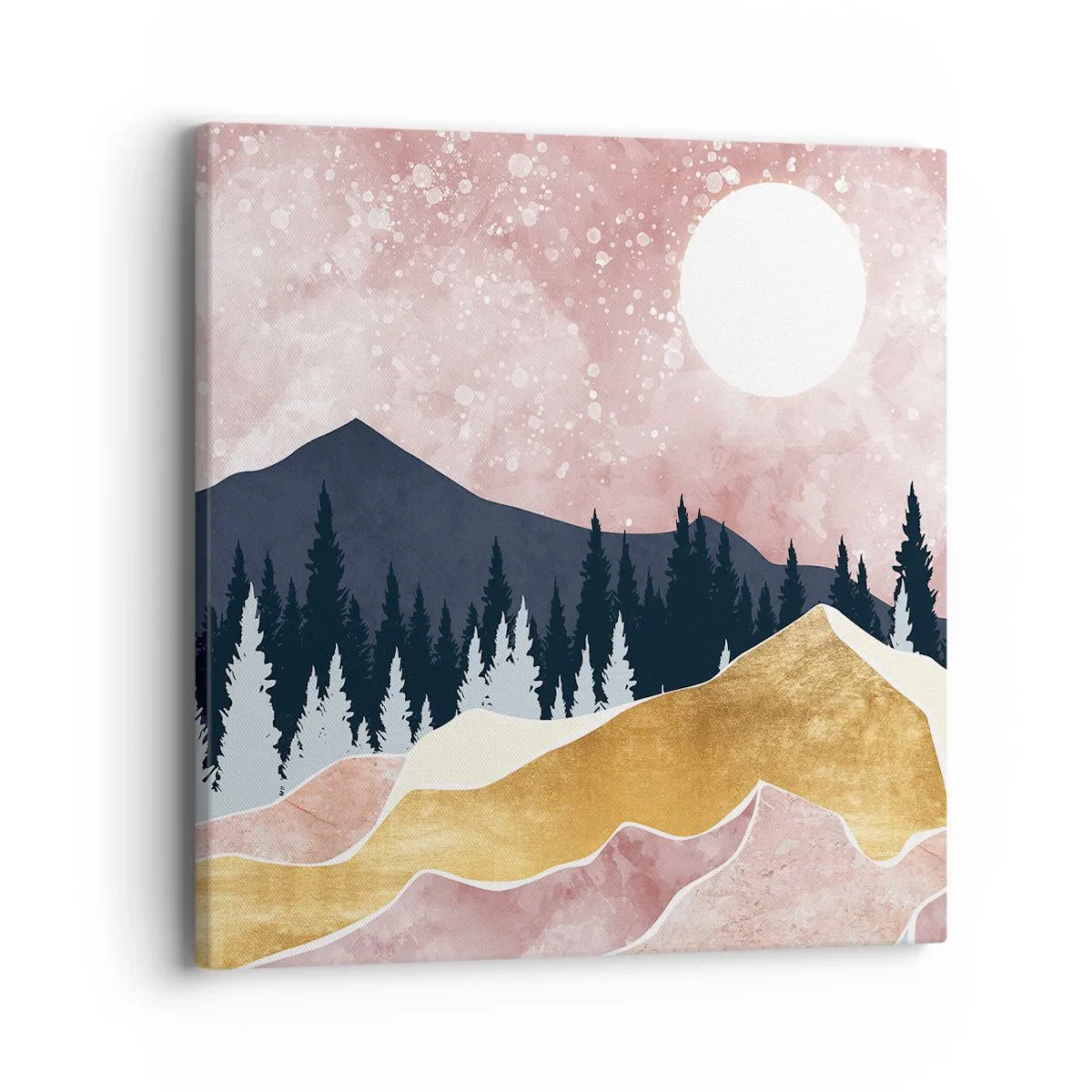 Cuadro sobre lienzo - Impresión de Imagen - Vigilancia nocturna - 40x40 cm