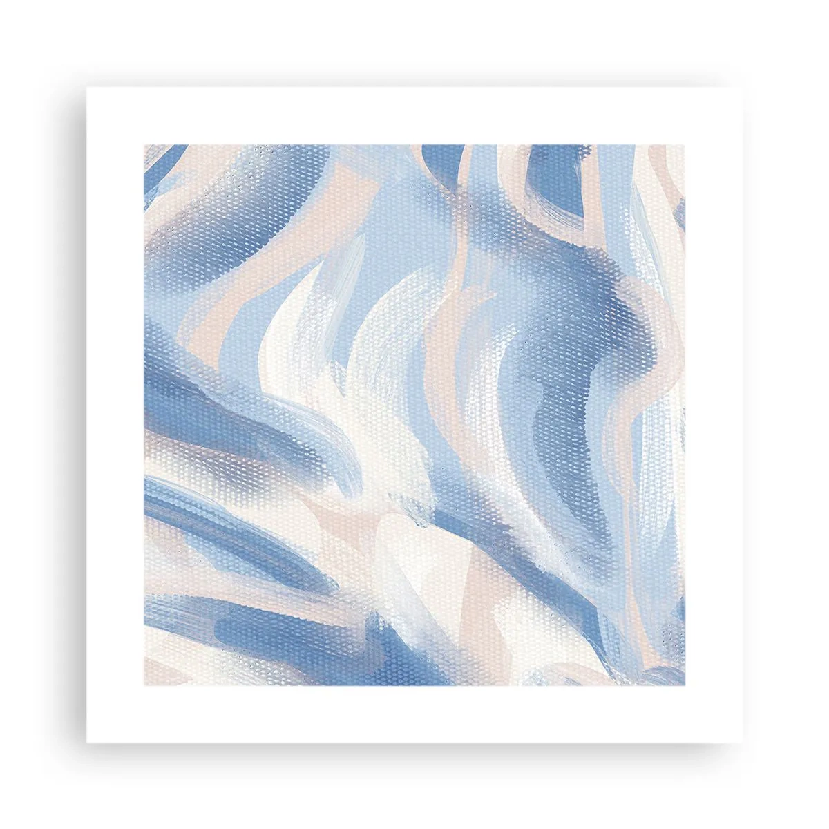 Póster - Ondas azules - 40x40 cm