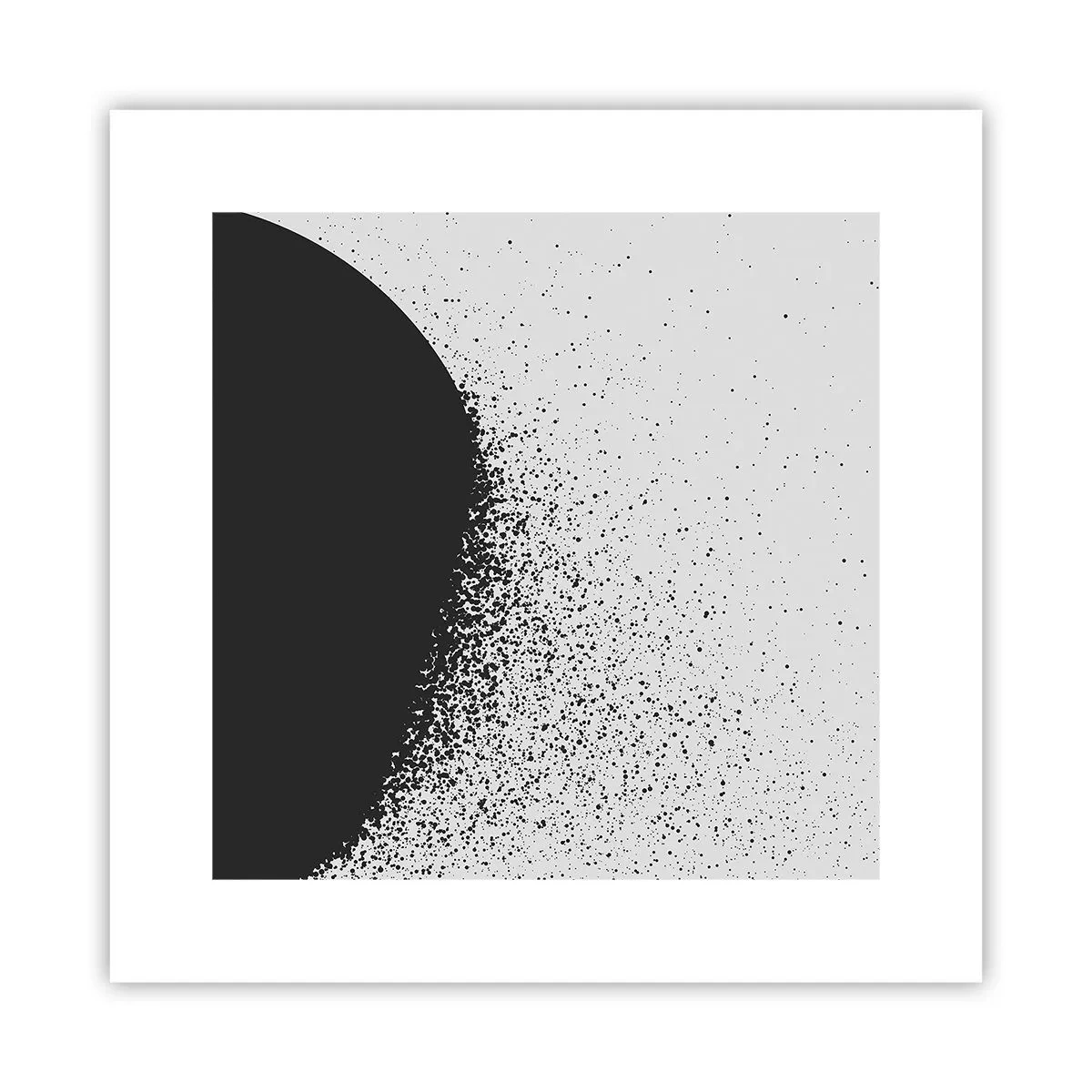 Póster - El movimiento de las partículas - 30x30 cm