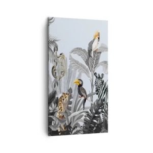 Cuadro sobre lienzo - Impresión de Imagen - Un cuento de hadas africano - 45x80 cm