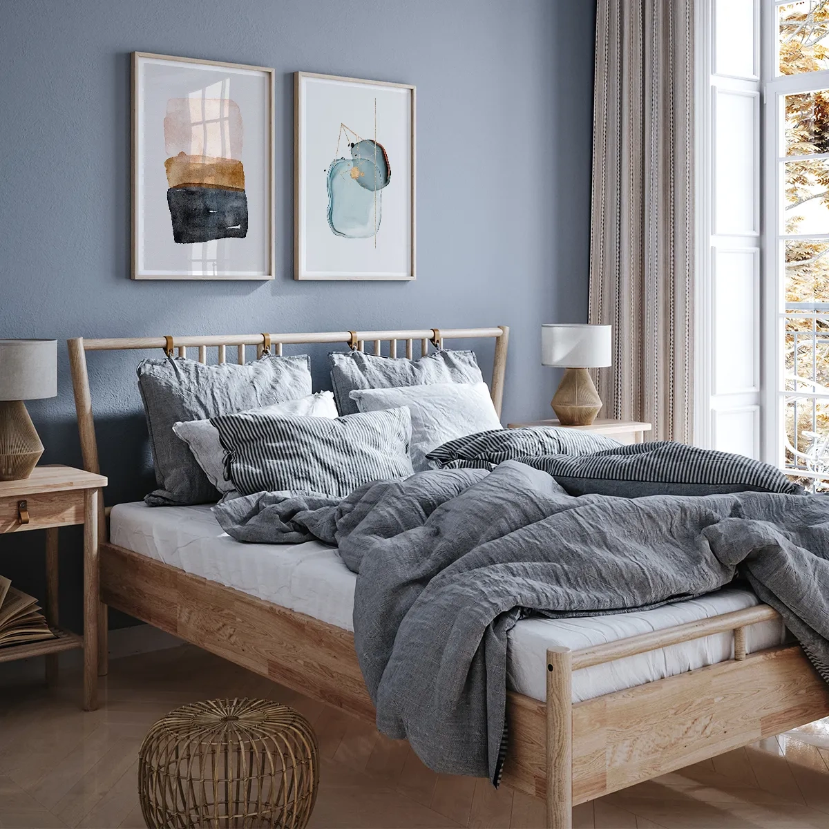 Light blue bedroom - Inspiración para el dormitorio