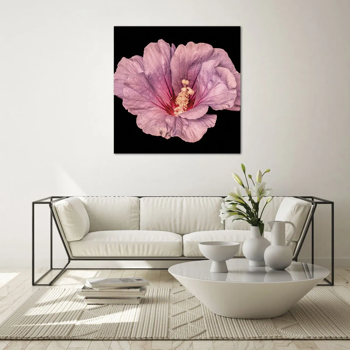 Cuadro sobre vidrio - Impresiones sobre Vidrio - Directo al corazón - 70x70 cm